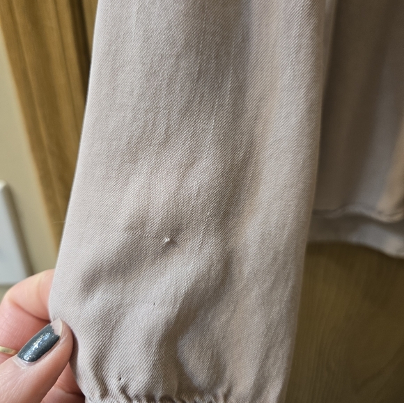 American Eagle Dusty Pink Longsleeve Coverup sz M - Picture 3 of 8